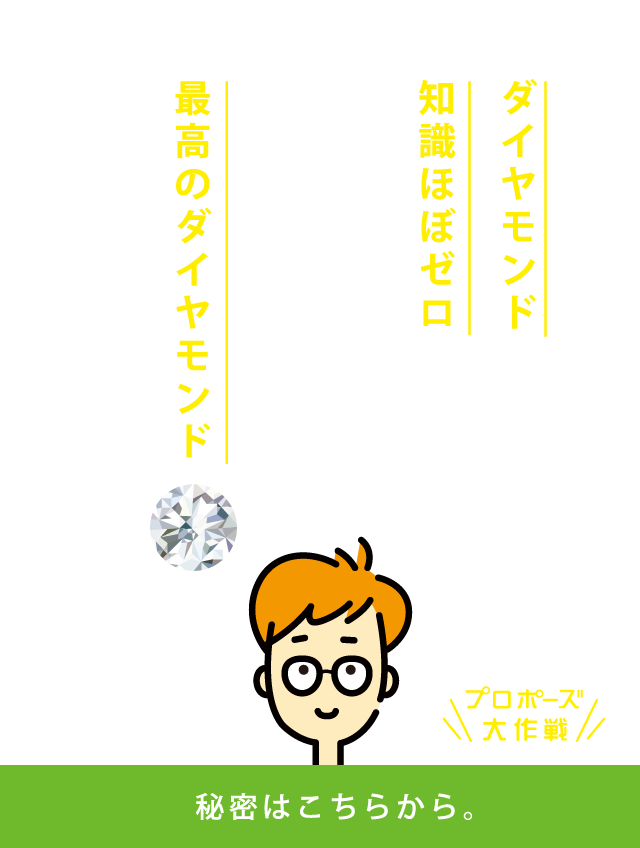 ダイヤモンド（婚約指輪）の知識ほぼゼロの男性が、どうやって、彼女にピッタリの最高のダイヤモンドを買うことができたのでしょう？