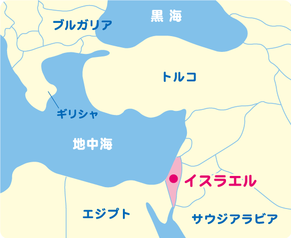 イスラエル 地図