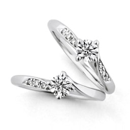 婚約指輪「Diamond lily」