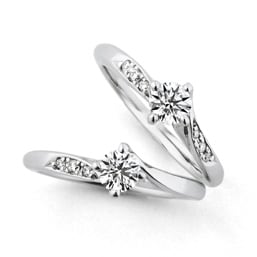 婚約指輪「Diamond lily」