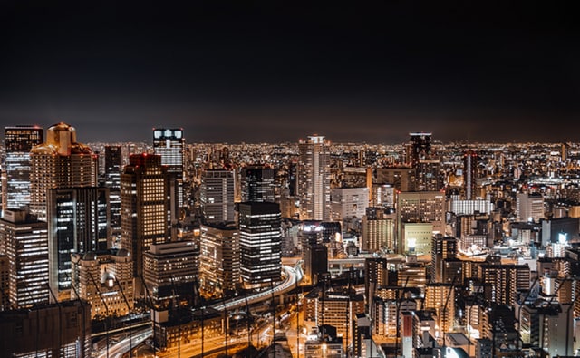 梅田スカイビルからの夜景